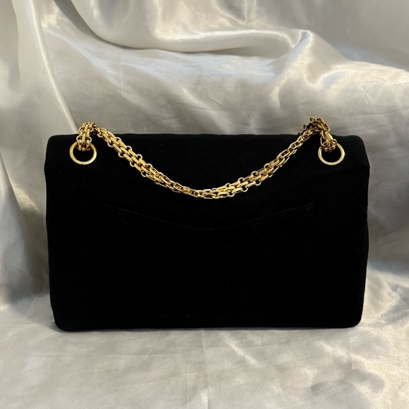 Chanel 2.55 Medium Classic Vintage Reissue Chain Jersey Double Flap Bag - Picture 6 of 16